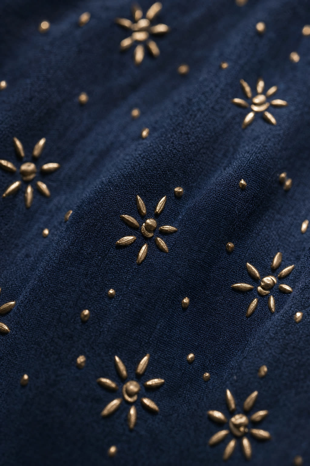 Nili Raat karigari macro — detail of the handwork